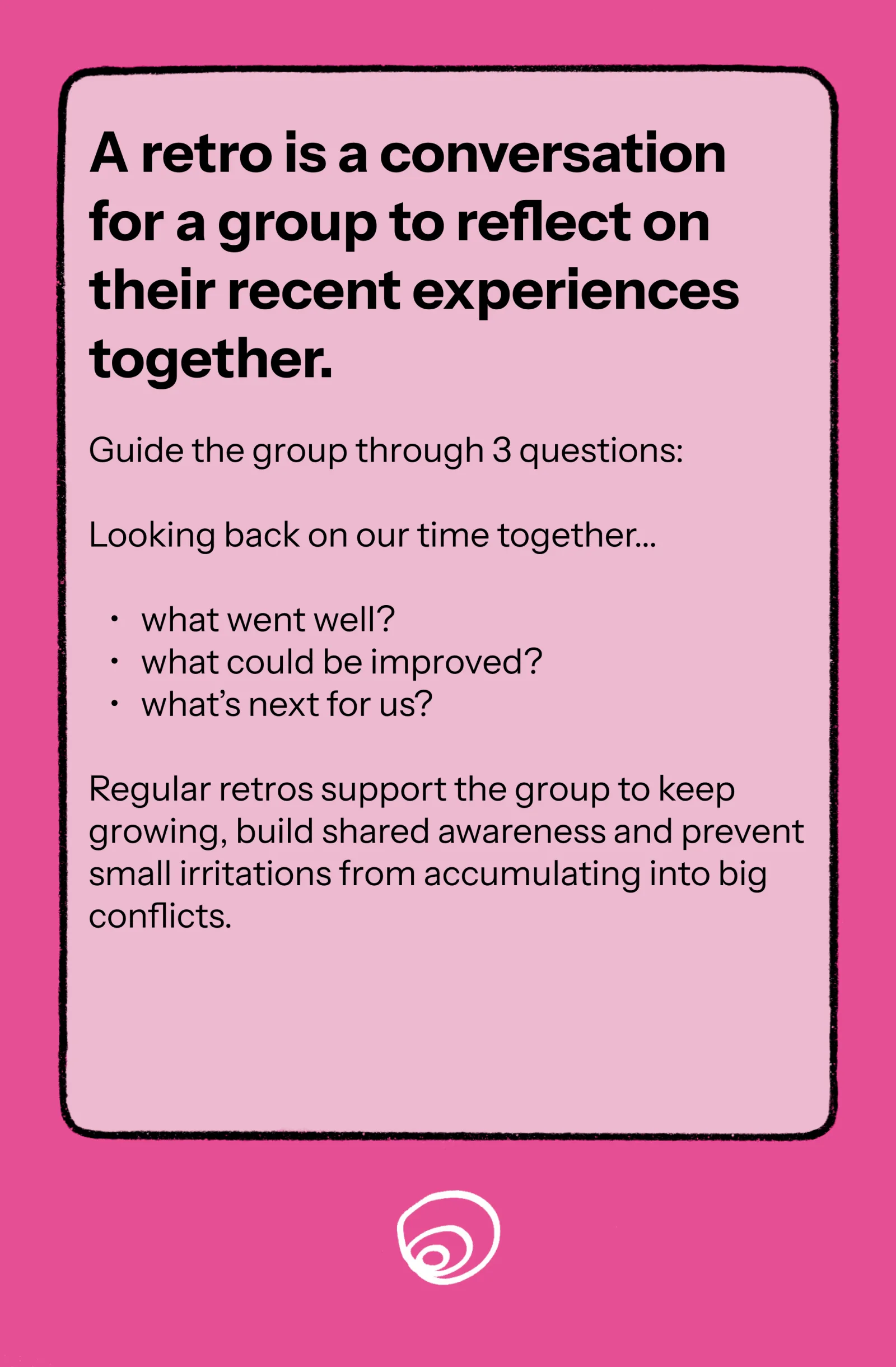 Back of the retro card