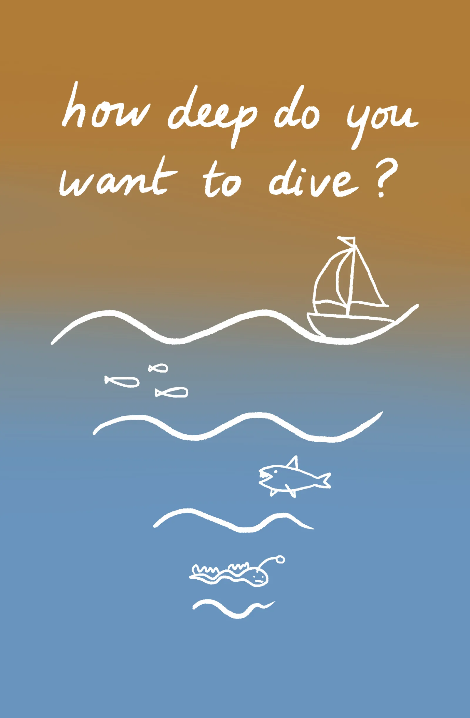 How deep do you want to dive? card