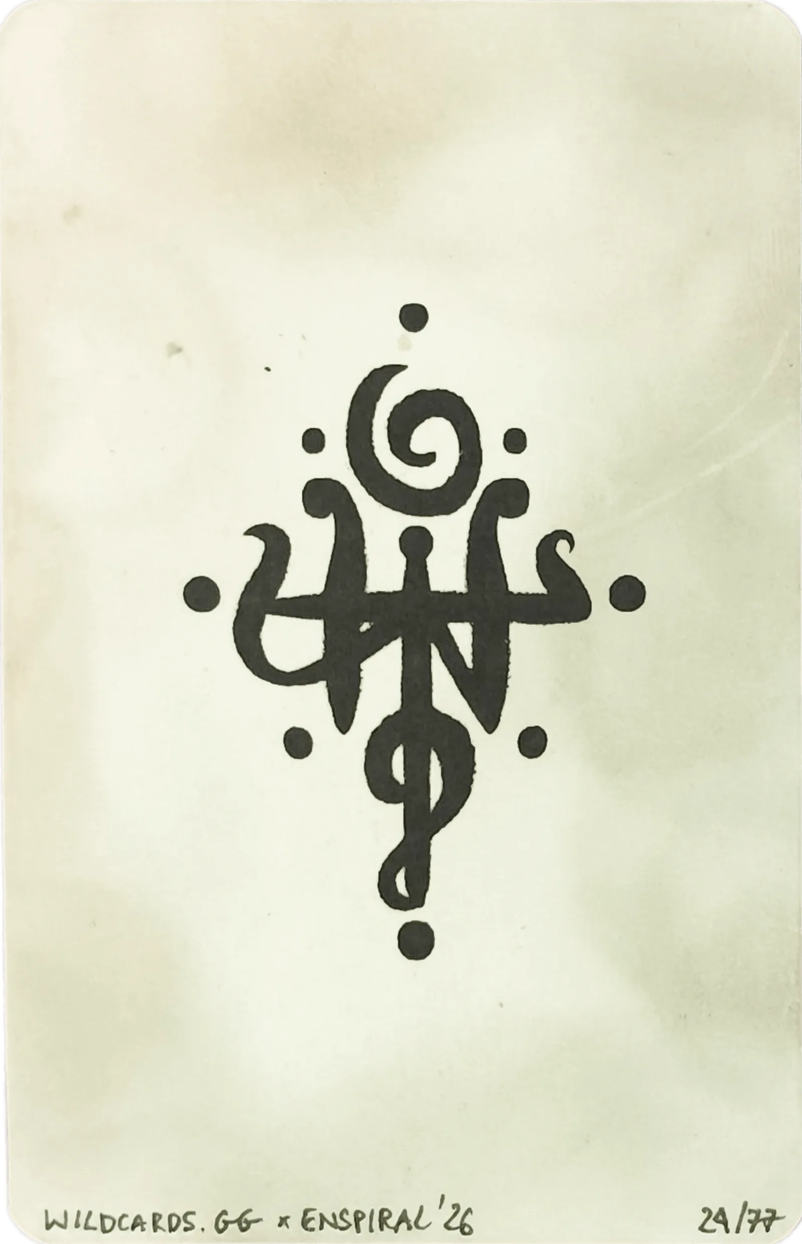Card back with the WildCards sigil